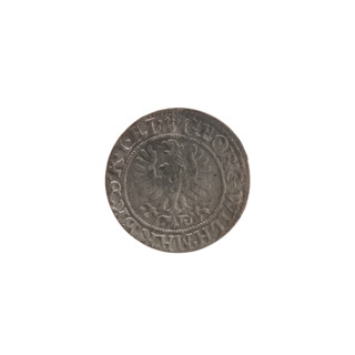szelag by Ernest Pfahler, from the Wislica hoard (numism). Silver coin (Ducal Prussia, Königsberg),