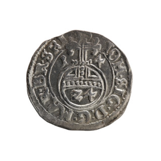 one-and-a-half, Henryk Laffert (1612–1615), cross (iconographic), orb of rule (iconographic), coats
