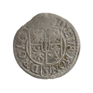 One and a half; Pfahler, Ernest; cross (iconographic); orb of rule (iconographic); George William