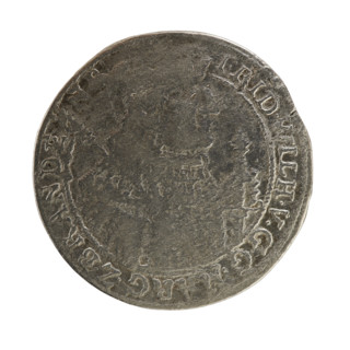 Obv.: Bust facing right in mitre and electoral mantle; right hand holds a sceptre, left rests on a