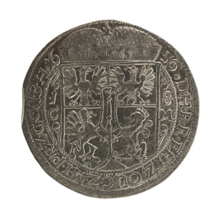 Obv. Bust facing right in mitre and electoral mantle. In the right hand a sceptre, the left resting