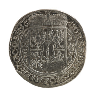 Obv. Bust facing right in mitre and electoral mantle. In the right hand a sceptre, the left rests