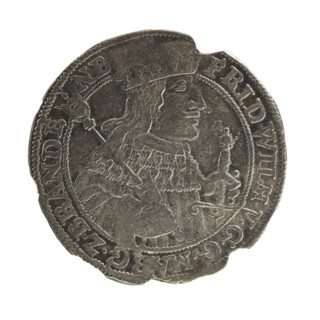 Obv. Bust facing right in mitre and electoral mantle. A sceptre in the right hand, the left resting