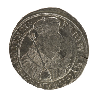 Obv. Bust facing right in mitre and electoral mantle. In the right hand a sceptre, the left resting