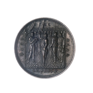 The 100th anniversary of the Kosciuszko Uprising, Wojtych, Felicjan (fl. 1879–1903); medal: