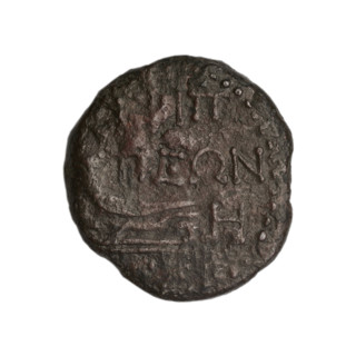Bronze coin, Phanagoria (as Agrippias); obverse: head of a woman in a diadem and veil (Aphrodite