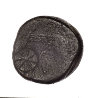 Bronze coin from Pantikapaion, end of 2nd–ca. mid 1st century BC (time of Mithridates VI Eupator,