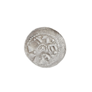 Denarius (princely type) of Boleslaw II the Bold (King of Poland; reign 1058–1079). Obverse: head