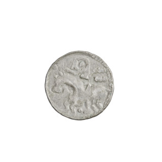 Denarius (princely type) of Boleslaw II the Bold (King of Poland, 1058–1079). Obverse: head to the