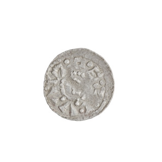 Denarius (princely type), Boleslaw II the Bold (King of Poland; 1058–1079). Obverse: head to the