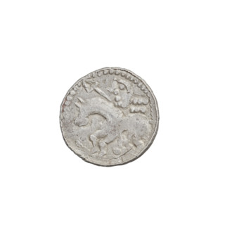 Denarius (princely type), Boleslaw II the Bold (King of Poland; 1058–1079). Princely type depicting