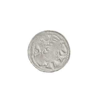 Denarius (princely type) of Boleslaw II the Bold (King of Poland; 1058–1079). Princely type with