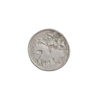 Denarius (princely type) of Boleslaw II the Bold (King of Poland, 1058–1079). Obverse: head to the