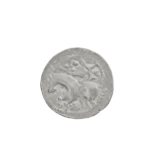 Denarius (princely type) of Boleslaw II the Bold (King of Poland; 1058–1079). Princely type with