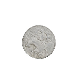 Denarius (princely type) of Boleslaw II the Bold (King of Poland, 1058–1079). Obverse: head facing