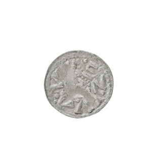 Denarius (princely type) of Boleslaw II the Bold (King of Poland, 1058–1079). Obverse: head to the