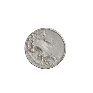 Denarius (princely type) of Boleslaw II the Bold (King of Poland, 1058–1079). Obverse: head to the
