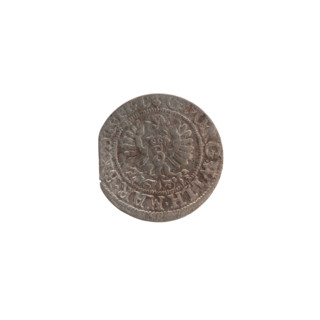 Obverse: Prussian eagle, on its chest the crowned letter S; on the rim between the borders an