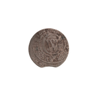 szelag; Obv.: Prussian eagle, on its chest the crowned letter S; on the rim between the borders an