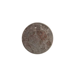 szelag; Obv. Prussian eagle, on its chest a crowned letter S; on the rim, between the rims, an