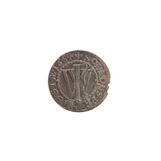 szelag, Obv. Prussian eagle, on its chest a monogram composed of the letters IC. On the rim,