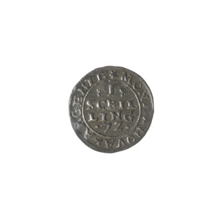 Livonian szelag, Sigismund II Augustus (king of Poland; 1544–1572), (interregnum). Issued under Jan