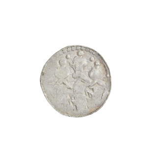 Denarius (royal type), Boleslaw II the Bold (King of Poland; r. 1058–1079). Royal type coin.