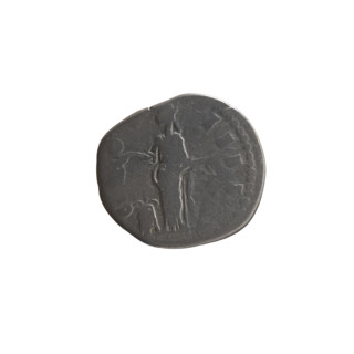 Denarius of Antoninus Pius (86–161; Roman emperor 138–161), issuer. Obverse: head of the emperor in