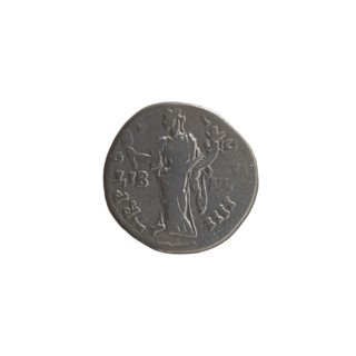 Denarius, Antoninus Pius (86–161; Roman emperor 138–161), issuer; obverse: head of the emperor in a