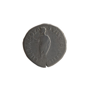 Denarius of Antoninus Pius (86–161; Roman emperor 138–161). Obverse: head of the emperor in a