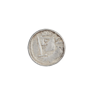 Denarius (royal type), Boleslaw II the Bold (King of Poland; reign 1058–1079). Obverse: crowned