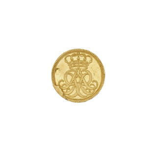 Trial coin (quarter-ducat), Augustus II the Strong (king of Poland; 1697–1706, 1709–1733), Augustus