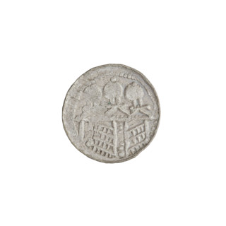 Denarius (royal type) of Boleslaw II the Bold (king of Poland, 1058–1079). Obverse: crowned bust of