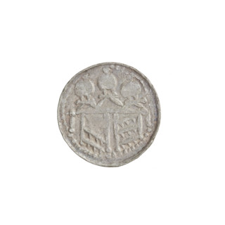 Denarius (royal type) of Boleslaw II the Bold (king of Poland, r. 1058–1079). Obverse: crowned bust
