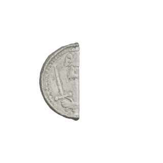 Denarius (royal type) of Boleslaw II the Bold (king of Poland, 1058–1079). Obverse: crowned bust