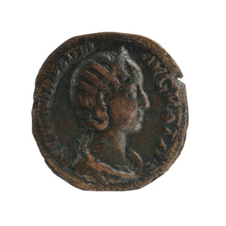 sestertius (fanciful forgery); Alexander Severus (208–235; Roman emperor 222–235), issuer; Julia