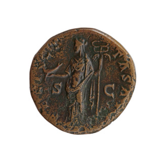 sestertius, Antoninus Pius (86–161; Roman emperor 138–161), issuer: Antoninus Pius; obverse: head