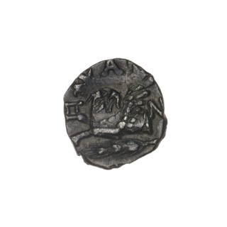 drachma, Pantikapaion, ears of corn, protoma of a griffin (iconographic), head of Apollo