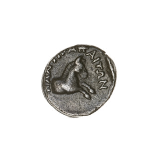 tetrobol, Pantikapaion, horse protoma (iconographic), Apollo's head (iconographic), Black Sea,