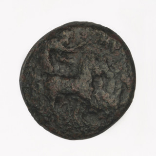 bronze coin, Chersonesos; Artemis on a quadriga to the right, torch in raised right hand,