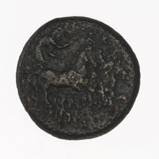Bronze coin, Chersonesos (Chersonesos Taurica), 350–330 BC. Obverse: Artemis on a quadriga to the
