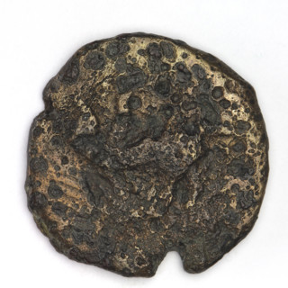 bronze coin, Chersonesos, Artemis kneeling, griffins, Artemis (mythology), Black Sea, Artemis with