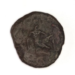 bronze coin, Chersonesos, griffins, kneeling Artemis, Artemis (mythology), Black Sea, Artemis with