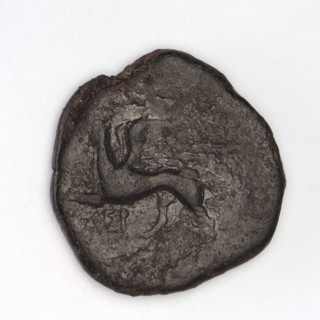 bronze coin, Chersonesos, griffins, kneeling Artemis, Artemis (mythology), Black Sea, Artemis with