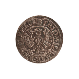 szelag; eagles; cross (iconographic); Frederick William I Hohenzollern (Great Elector of