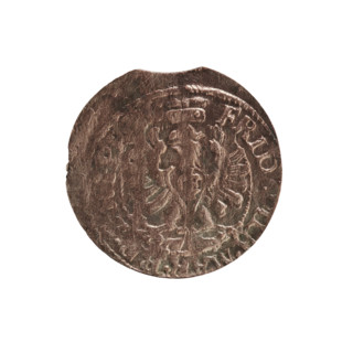 szelag; eagles; cross (iconographic); Frederick William I Hohenzollern (Great Elector of