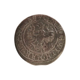 szelag; Ernest Pfahler; obverse: Prussian eagle with crowned letter S on its chest; reverse: