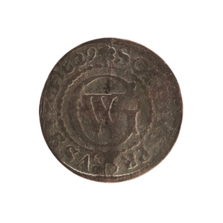 szelag; maker: Ernest Pfahler; material: coin; denomination: szelag; region: Ducal Prussia