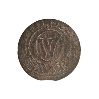 szelag; maker: Pfahler, Ernest; subject: eagles, rosettes, Hohenzollern (coat of arms); ruler:
