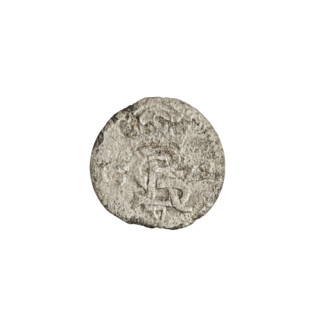 2 denarii, Gotard Kettler (Duke of Courland and Semigallia; 1561–1587), Kettler family, monogram